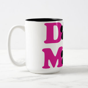 Dog Mom Two-Tone Coffee Mug