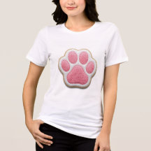  Dog Mom Varsity Style T-Shirt | Pink and White