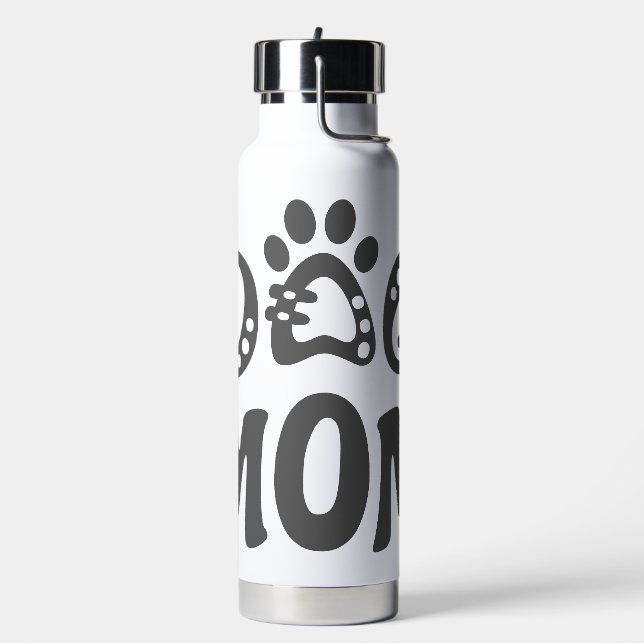 Dog Mom Water Bottle (Left)