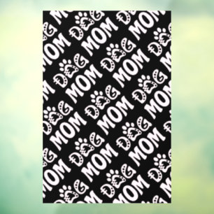 Dog Mom Window Cling
