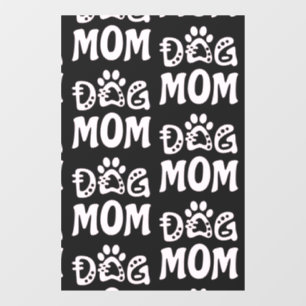 Dog Mom Window Cling