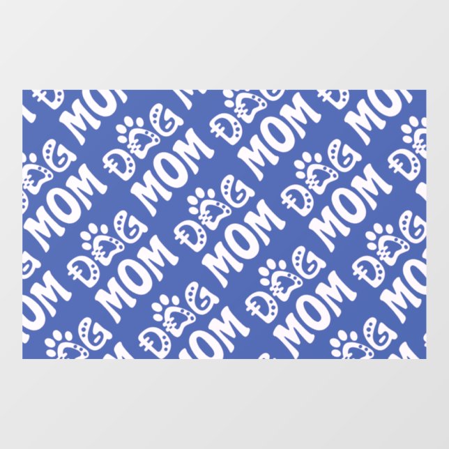 Dog Mom Window Cling (Sheet)