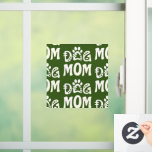 Dog Mom Window Cling