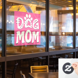 Dog Mom Window Cling