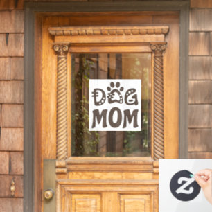 Dog Mom Window Cling