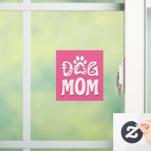 Dog Mom Window Cling