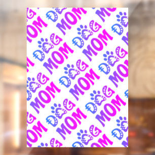 Dog Mom Window Cling