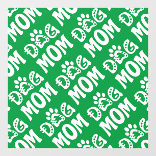 Dog Mom Window Cling