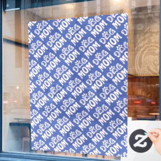 Dog Mom Window Cling