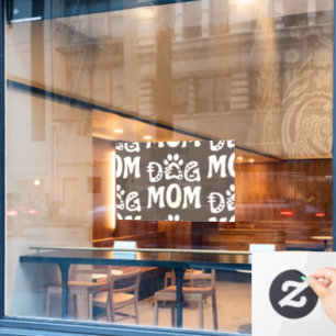 Dog Mom Window Cling