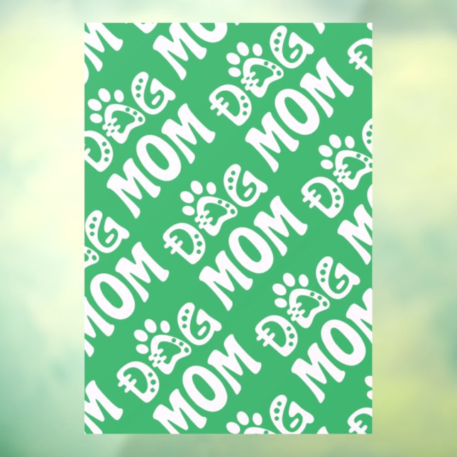 Dog Mom Window Cling (Sheet 3)