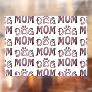 Dog Mom Window Cling