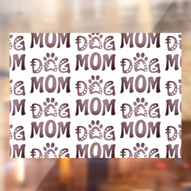 Dog Mom Window Cling (Sheet 2)