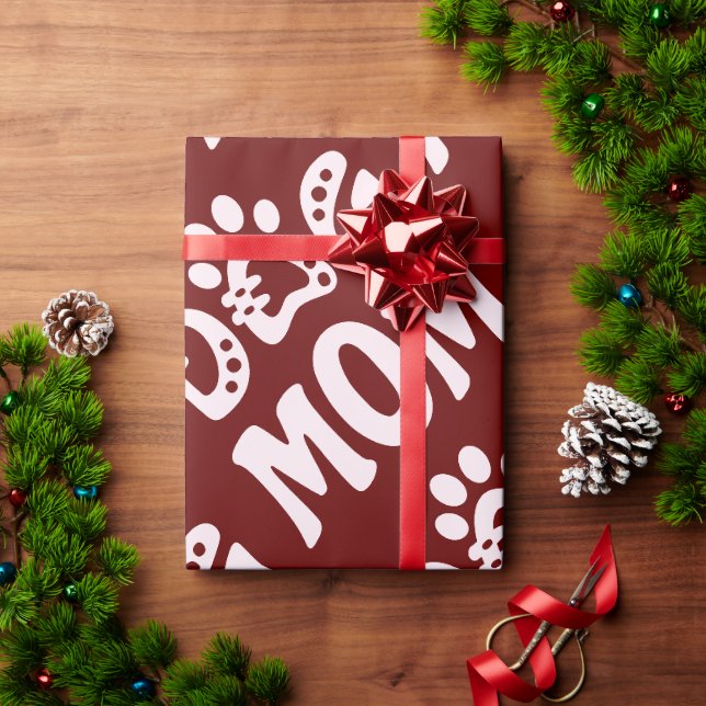 Dog Mom Wrapping Paper (Holiday Gift)