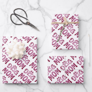 Dog Mom Wrapping Paper Sheet