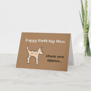 Dog Mom's Birthday Card