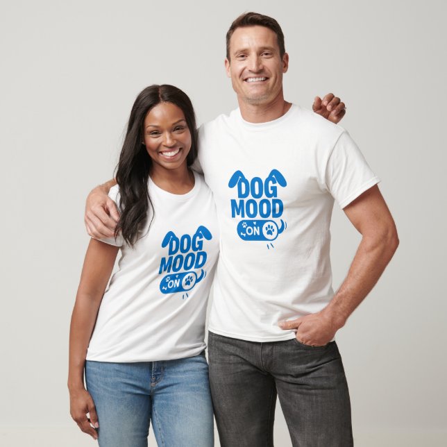 Dog Mood On T-Shirt (Unisex)