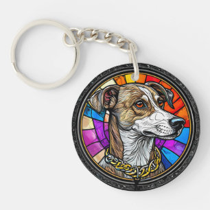 🐶 Dog Mosaic Art Gift For Pet Lovers 🎁✨ Keychain
