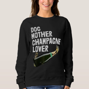 Dog Mother Champagne Drinking Buddy Tees Women