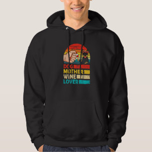 Dog Mother Wine Australian Cattle Dog Mother's Day Hoodie