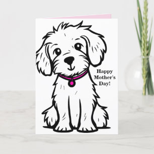 Dog Mother's Day Card for Mom