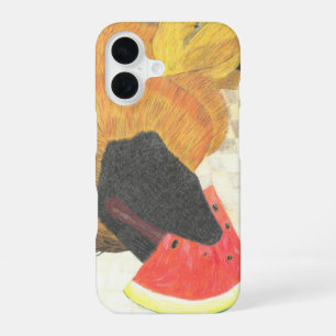 Dog mouth and watermelon phone case