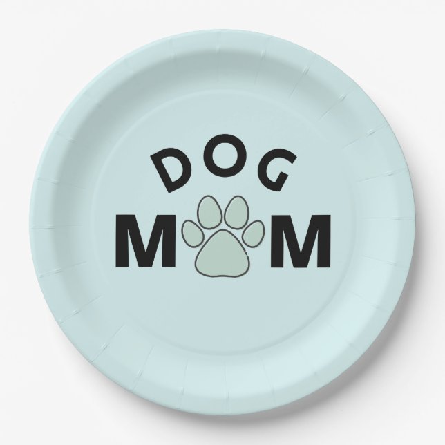Dog Mum     Paper Plate (Front)