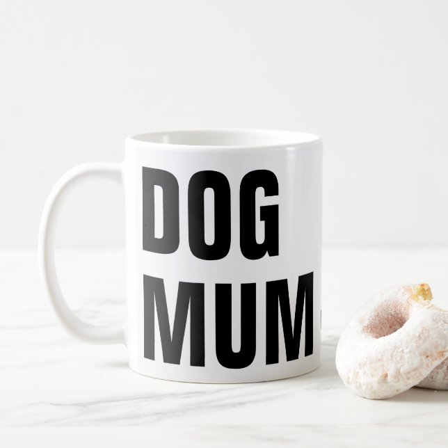 Dog Mum Photo Mug (With Donut)