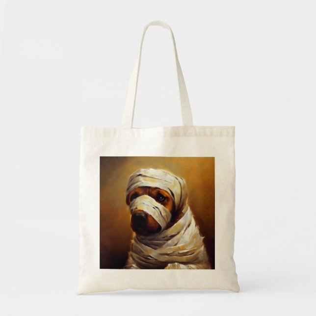 Dog Mummy Tote Bag (Front)