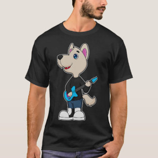 Dog Musician Guitar Music 1 T-Shirt