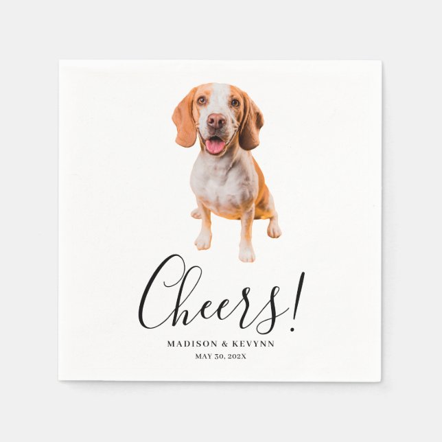 Dog Napkins Wedding (Front)