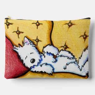Dog Napped Westie Accessory Pouch