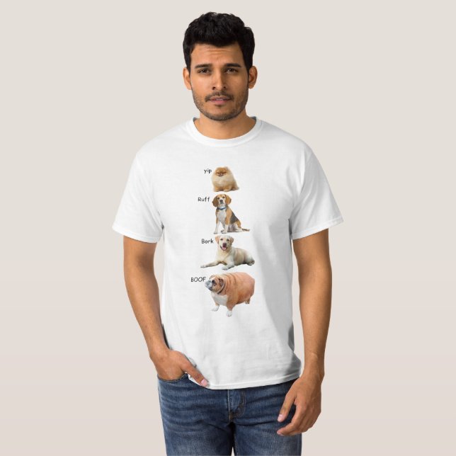 Dog noise scale T-Shirt (Front Full)