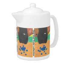 Dog nose and blueberry