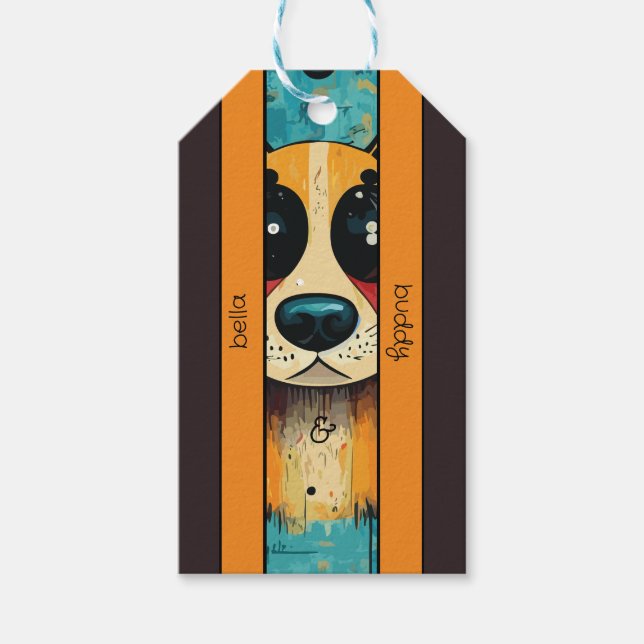 Dog Nose Gift Tags (Front)