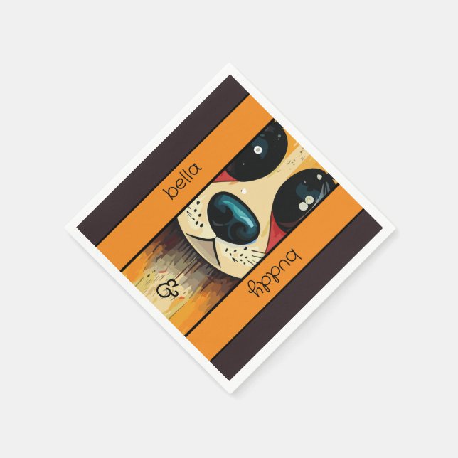 Dog Nose Napkin (Corner)