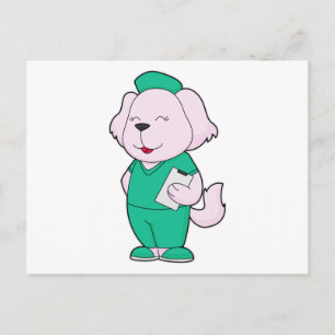 Dog Nurse Postcard