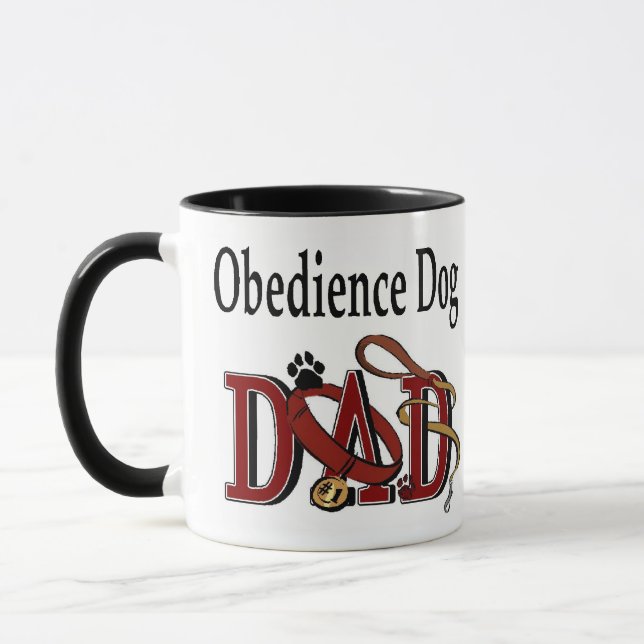 Dog Obedience Dad Mug (Left)
