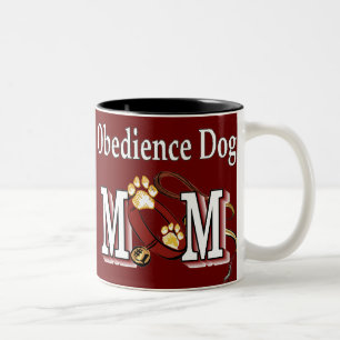 Dog Obedience Mom Gifts Two-Tone Coffee Mug