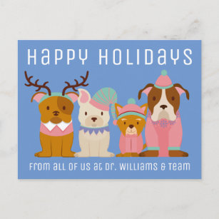 DOG OCCUPATION   Merry Christmas Postcard