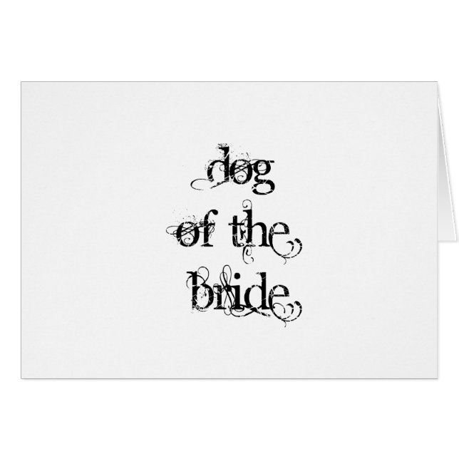 Dog of the Bride (Front Horizontal)
