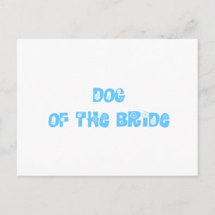 Dog of the Bride Postcard