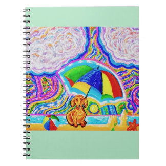 Dog on A Beach Notebook
