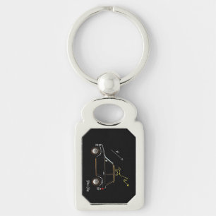 Dog on Wall Street Petra Gliff Keychain
