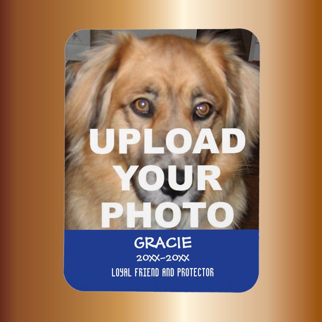 Dog or Cat photo memorial magnet (Creator Uploaded)