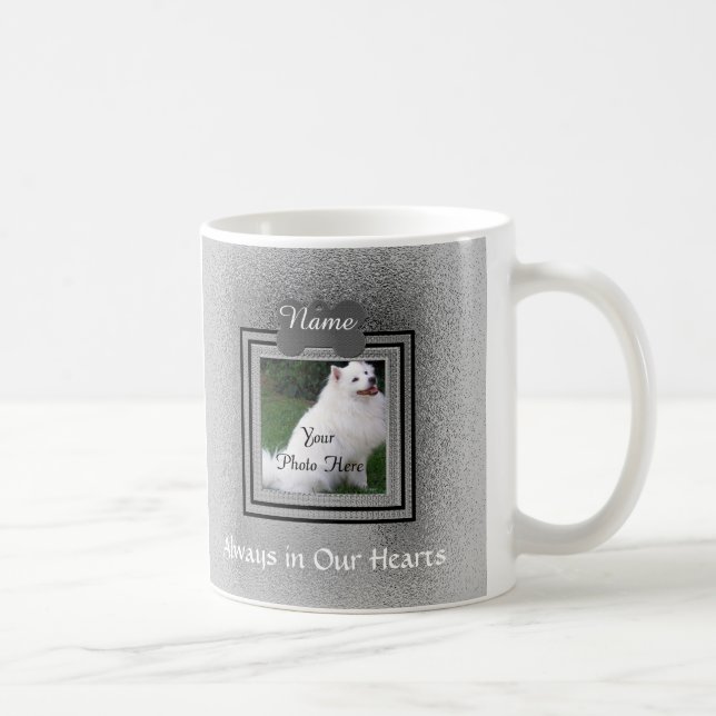 Dog or Cat Silver Perfect Memories Coffee Mug (Right)