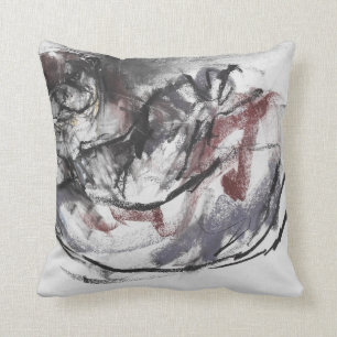 Dog Otter Throw Pillow