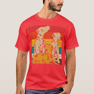 Dog Owner Pet Dalmatian Lover Retro Dalmatians T-Shirt
