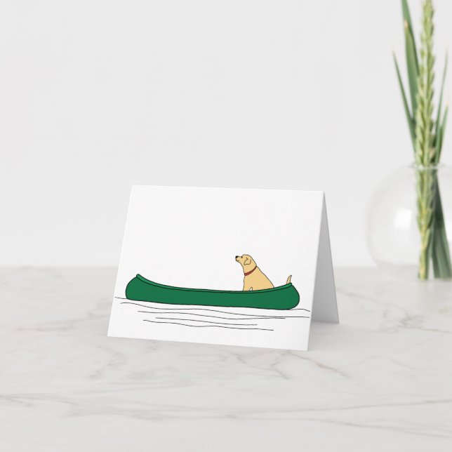 Dog Paddle Note Card (Front)