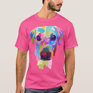 Dog painted with watercolor  T-Shirt